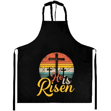 Discover He Is Risen Christian Easter Aprons