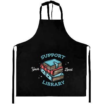 Discover Support your local library Librarian Aprons