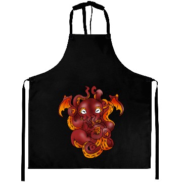 Discover Cthulhu Giant Monster Myth Satanic Demon Gift Aprons