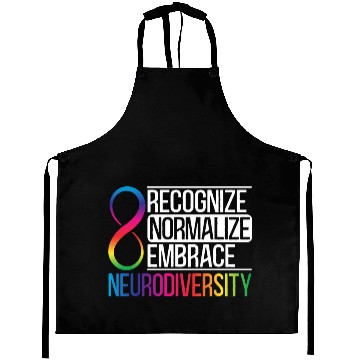 Discover Recognize Normalize Embrace Neurodiversity Autism Aprons