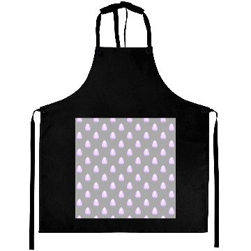 Discover Easter Egg Style Elegant Dotted Print Pattern Aprons