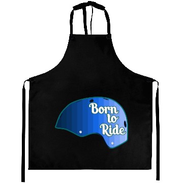 Discover Skateboard Helmet - Born to ride - solid gradient Aprons