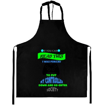 Discover Put Controller Down Re Enter Society Aprons