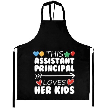 Discover Loves Her Kids Cute Assistant Principal Aprons