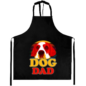 Discover Dog Dad Aprons