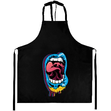 Discover Scary Mouth Aprons