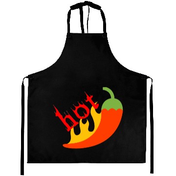 Discover Hot Stuff Cute Red Hot Chilli Pepper Pun Aprons