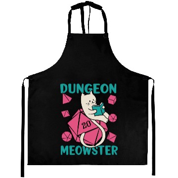 Discover Cute Dungeon Meowster Aprons