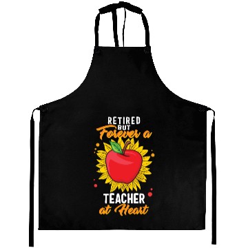 Discover Retired Teacher Aprons, Retired But Forever A