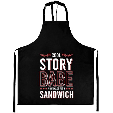 Discover sandwich funny Aprons