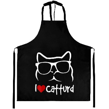 Discover I Love Catturd Aprons