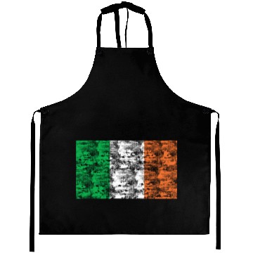 Discover Ireland flag vintage Aprons