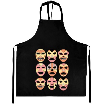 Discover Wrestling Lucha Libre Luchador Mexican Wrestler Aprons
