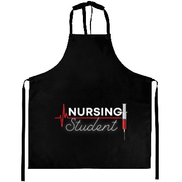Discover Nursing Student with Syringe Premium Aprons