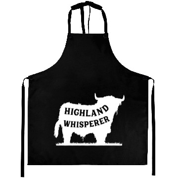 Discover Highland Whisperer - Scottish Highland Cow Farmer Aprons