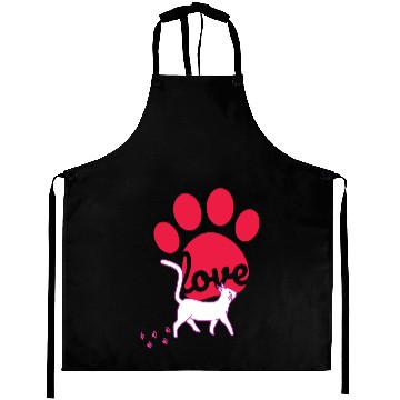 Discover Cat Love Cat Mom Crazy Cat Lady Cat Love Dont Care Aprons