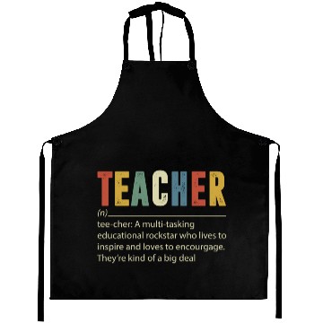 Discover Teacher Multi tasking Educational Rockstar Aprons