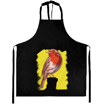Discover robin bird flying animal Aprons