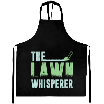Discover Funny Lawn Mowing The Lawn Whisperer Aprons
