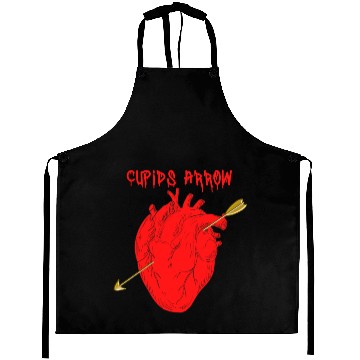 Discover human heart cupid arrow Aprons