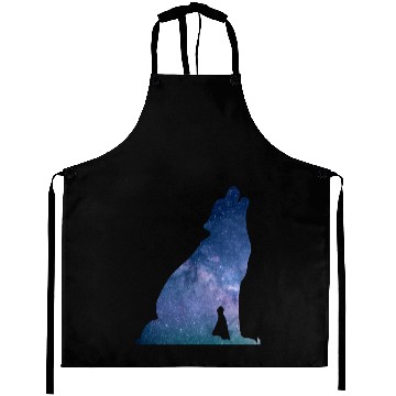 Discover Galaxy Wolf Aprons