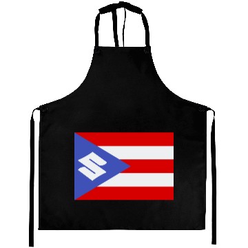 Discover Suzuki Puerto Rico Flag Aprons