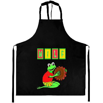 Discover MILF MAN I LOVE FROG Aprons