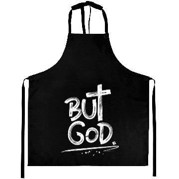 Discover But God Cross Christian Aprons