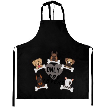 Discover Easily distracted by dogs -dog lovers Edit Aprons