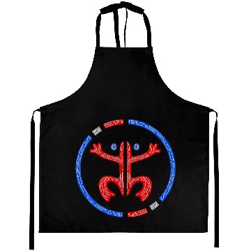 Discover Puerto Rico Coqui Frog Taino Boricua Tech Style Aprons