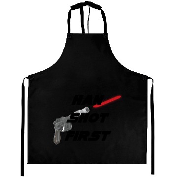 Discover Han Shot First Aprons