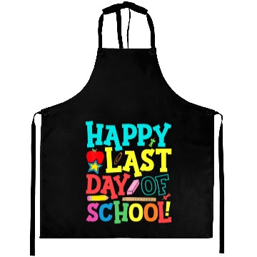 Discover Happy Last Day Of School Teacher Aprons