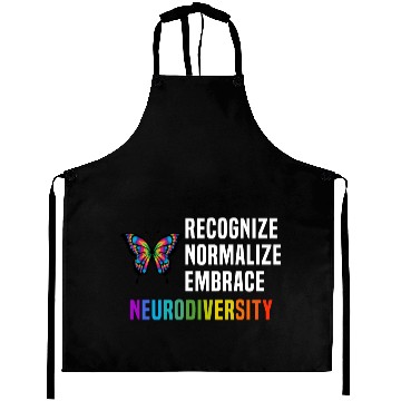 Discover Recognize Embrace Neurodiversity Aprons