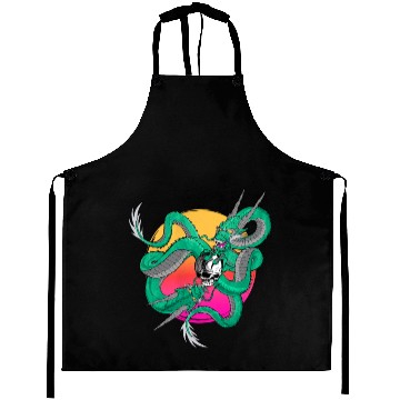 Discover Raging Dragon Shenron Aprons