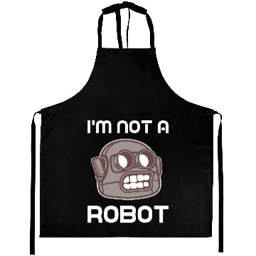 Discover Im not a Robot Roboter Aprons