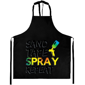 Discover Sand Tape Spray Repeat Auto Body Painter Car Paint Aprons