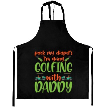 Discover Pack My Diapers Golfing With Daddy Baby Onesie Aprons