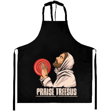 Discover Flying Disc Sport Pun for a Disc Golf Coach Aprons