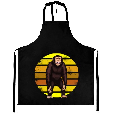 Discover Monkey Retro Chimpanzee Aprons