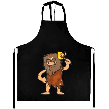 Discover Caveman with Torch Aprons