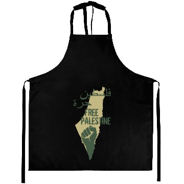 Discover free Palestine map Aprons