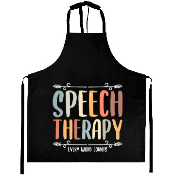 Discover SLP Speech Therapy Every Word Counts Therapist Aprons