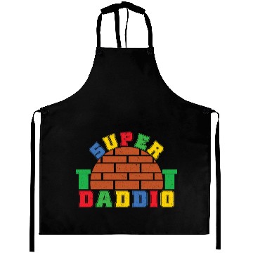 Discover Funny Super Daddio Aprons