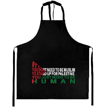 Discover Free Palestine Flag Aprons