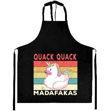 Discover Funny Duck Sayings Ducks Quack Quack Madafakas Aprons