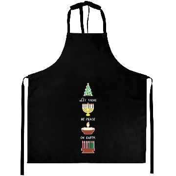 Discover Peace On Earth Multicultural Holiday Diversity Sym Aprons