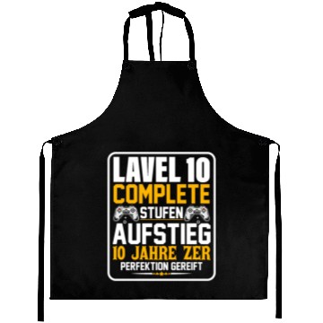 Discover Level 10 Complete Level Up 10 Years Aprons