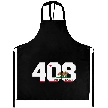 Discover Area Code 408 San Jose California Aprons