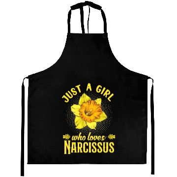 Discover Narcissus Daffodil Flower Botany Spring Time Gift Aprons