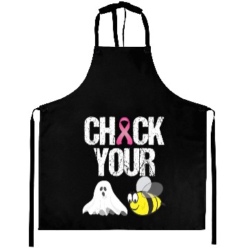 Discover Check Your Boo Bees Aprons Funny Breast Cancer